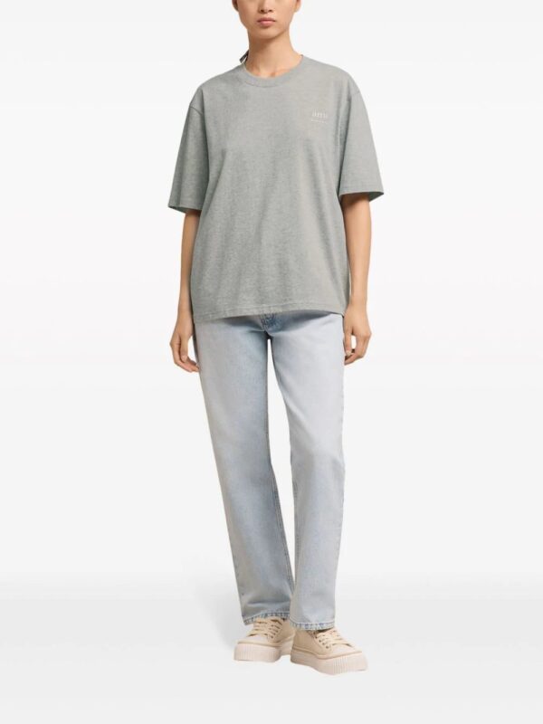AMI Paris  logo-print cotton T-shirt - Image 2