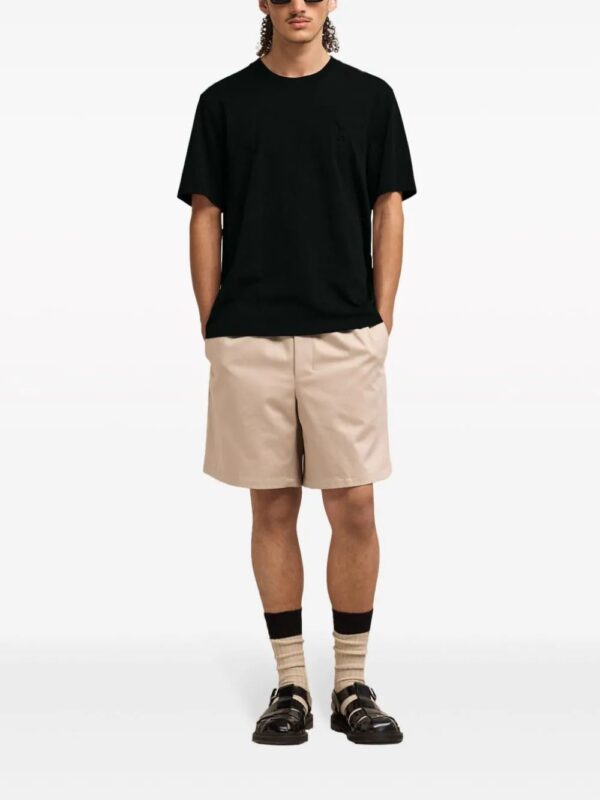 AMI Paris  logo-embossed cotton T-shirt - Image 3