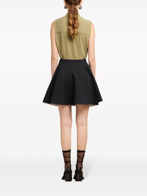 AMI Paris  virgin wool skater mini skirt - Image 4