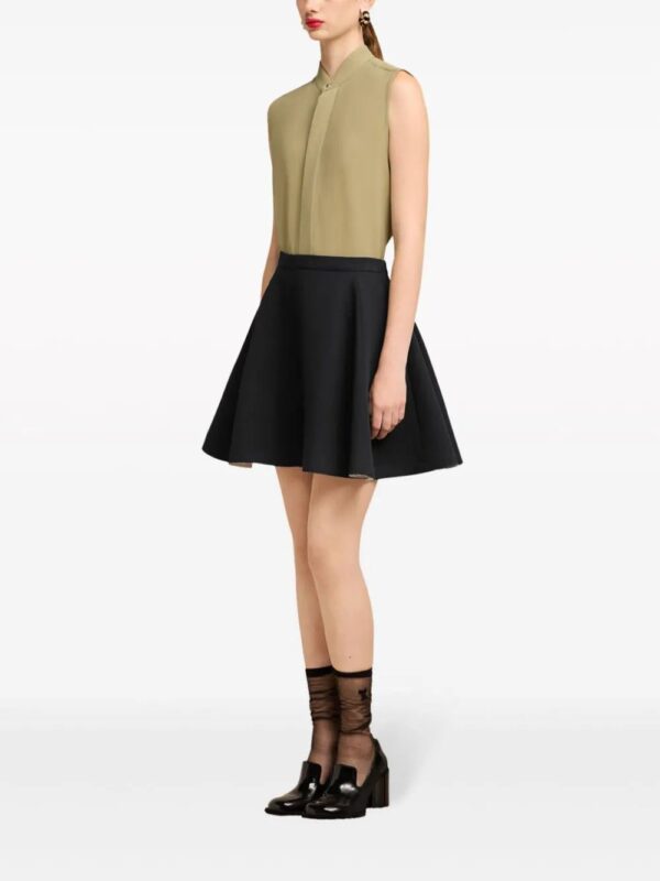 AMI Paris  virgin wool skater mini skirt - Image 3
