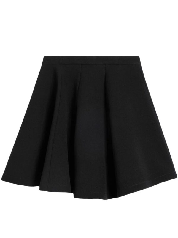 AMI Paris  virgin wool skater mini skirt