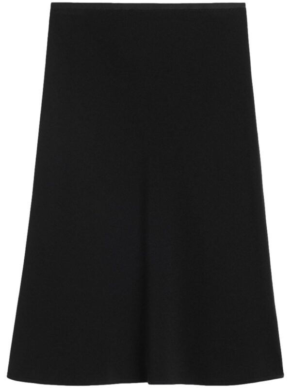 AMI Paris  crepe midi skirt