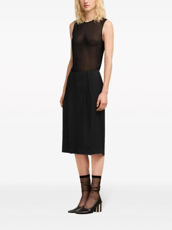 AMI Paris  dart-detail high-waist midi skirt - Image 3