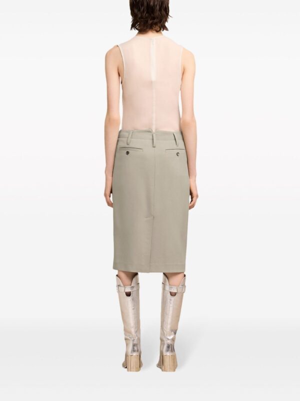 AMI Paris  pleated tailored skirt - Image 4