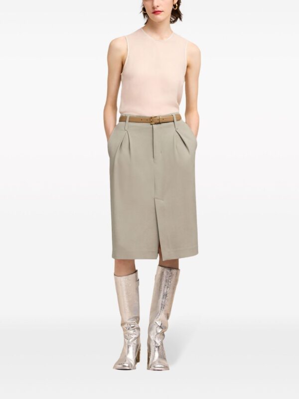 AMI Paris  pleated tailored skirt - Image 2