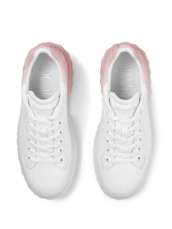 Jimmy Choo Diamond Maxi leather sneakers - Image 4