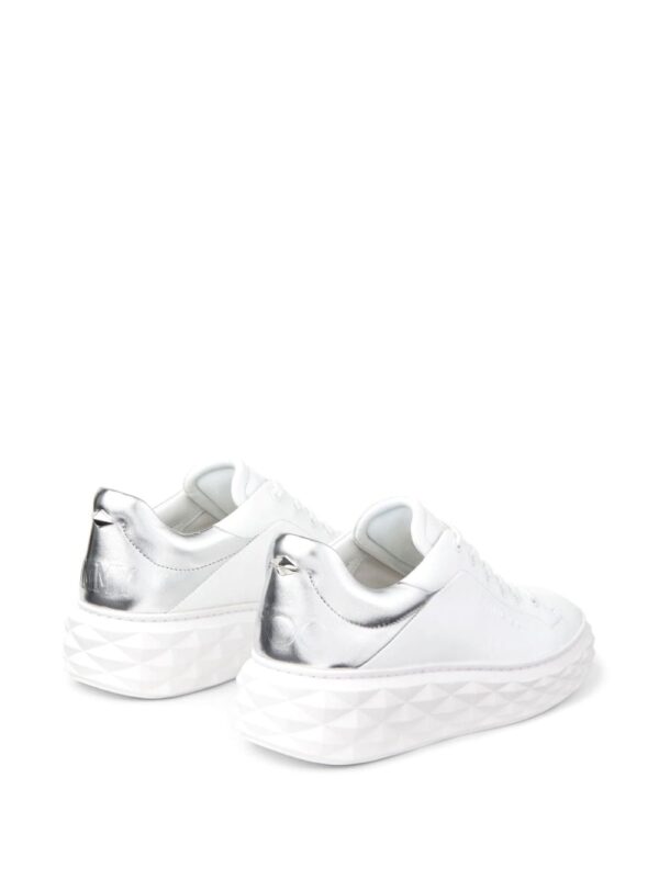 Jimmy Choo Diamond Maxi/F II leather sneakers - Image 3