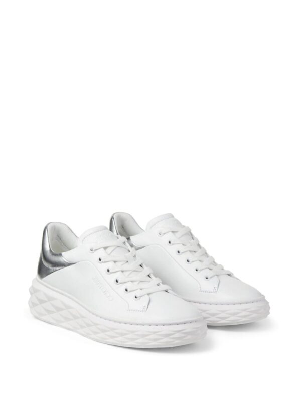 Jimmy Choo Diamond Maxi/F II leather sneakers - Image 2