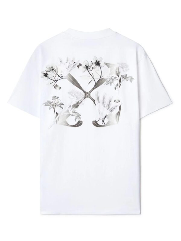 Off-White  Flower Scan cotton T-shirt - Image 2