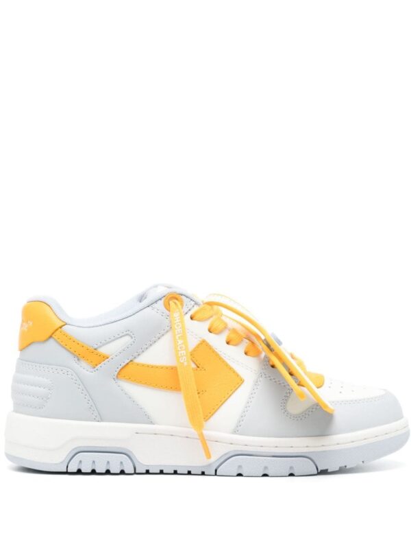 Off-White OUT OF OFFICE CALF LEATHER  LIGHT BLUE