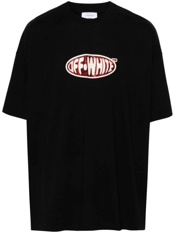 Off-White  logo-print cotton T-shirt