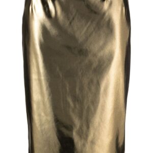 Dolce & Gabbana  foiled pencil skirt