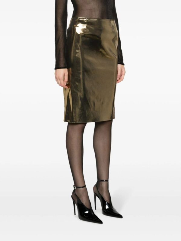 Dolce & Gabbana  foiled pencil skirt - Image 3