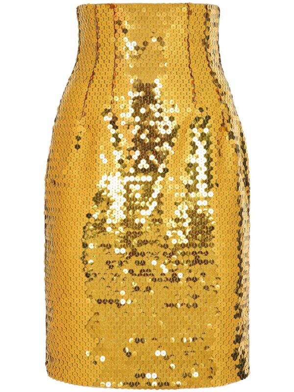Dolce & Gabbana  sequin-embellished high-waisted skirt