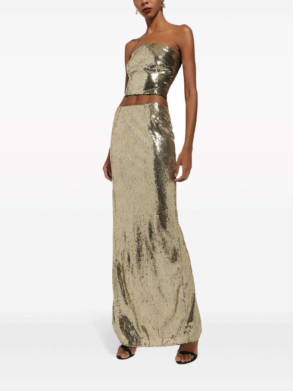 Dolce & Gabbana sequin-embellished strapless top - Image 2