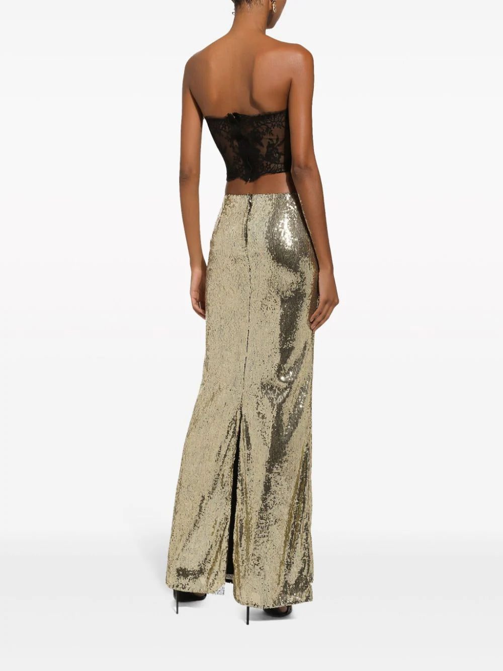Dolce & Gabbana sequin-embellished strapless top - Image 4