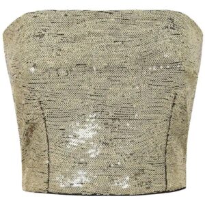 Dolce & Gabbana  sequin-embellished strapless top