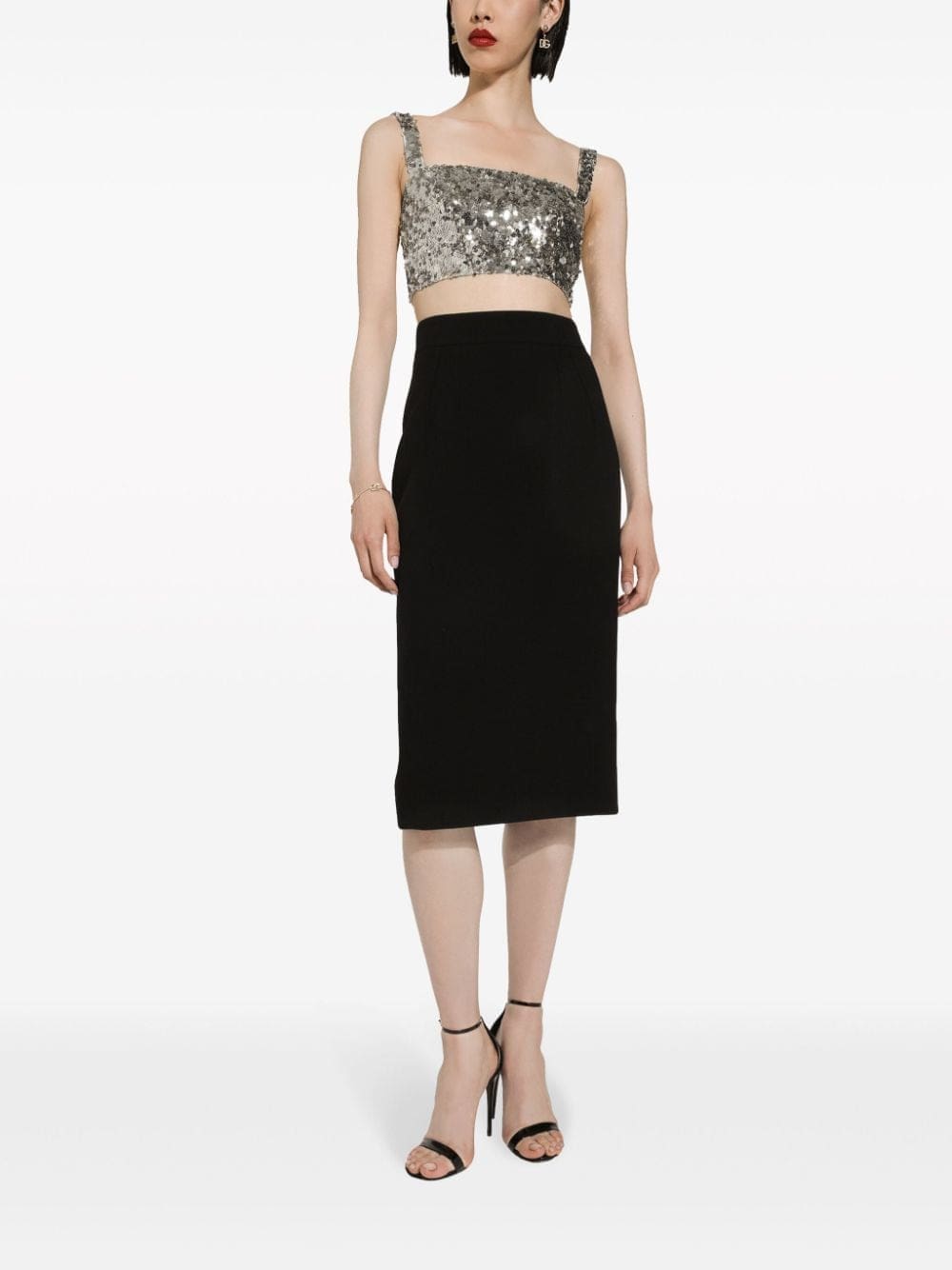 Dolce & Gabbana sequin-embellished cropped top - Image 2