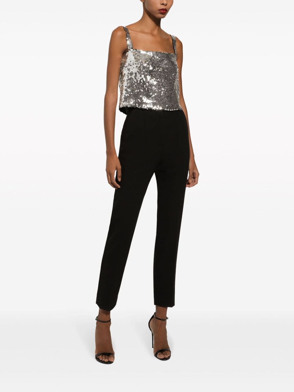 Dolce & Gabbana sequin-embellished cropped top - Image 3