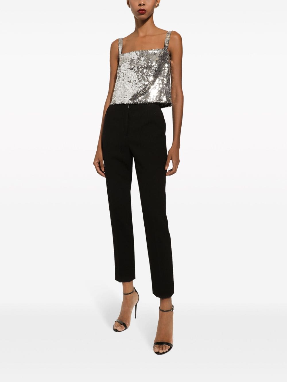 Dolce & Gabbana sequin-embellished cropped top - Image 2