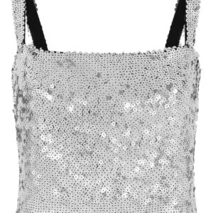 Dolce & Gabbana sequin-embellished cropped top