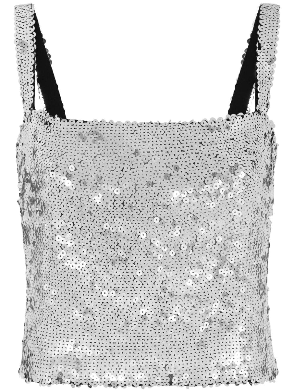 Dolce & Gabbana sequin-embellished cropped top