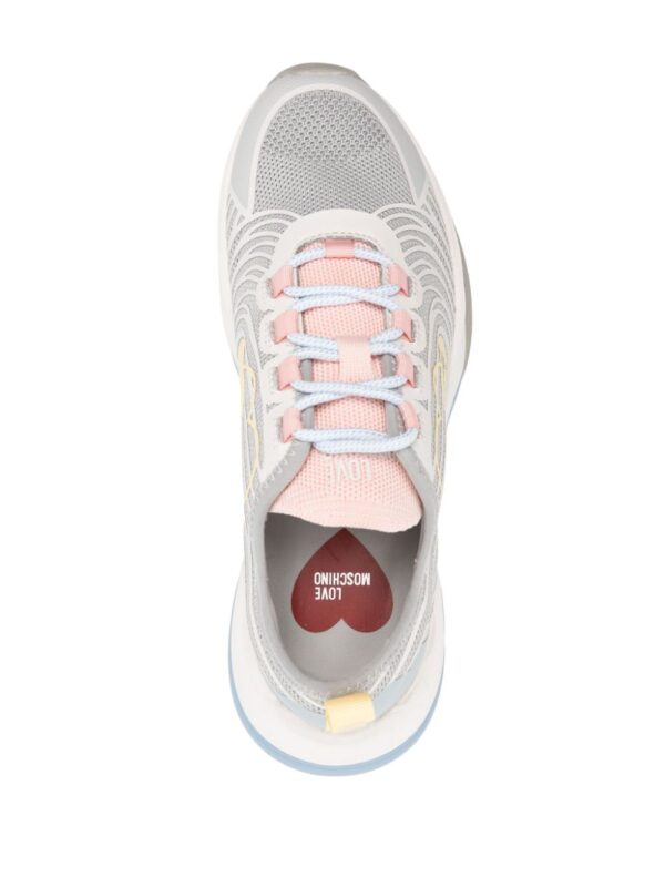Love Moschino logo-patch panelled sneakers - Image 4