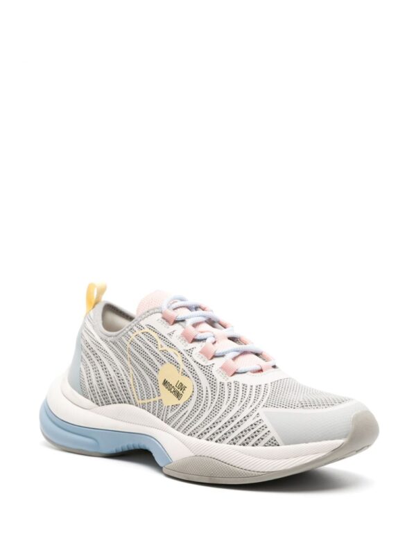 Love Moschino logo-patch panelled sneakers - Image 2
