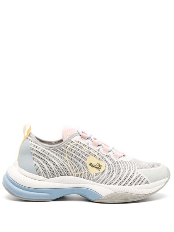 Love Moschino logo-patch panelled sneakers