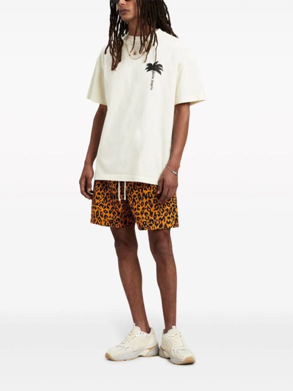 Palm Angels  pam tree-print cotton T-shirt - Image 2