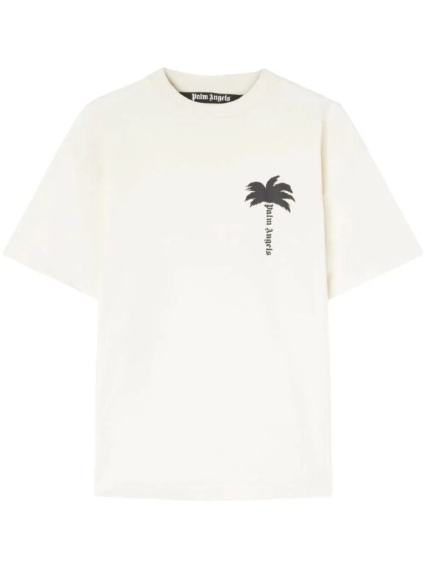 Palm Angels  pam tree-print cotton T-shirt