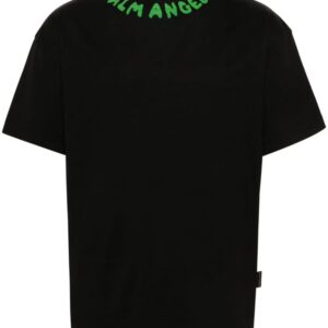 Palm Angels  Seasonal logo-print cotton T-shirt