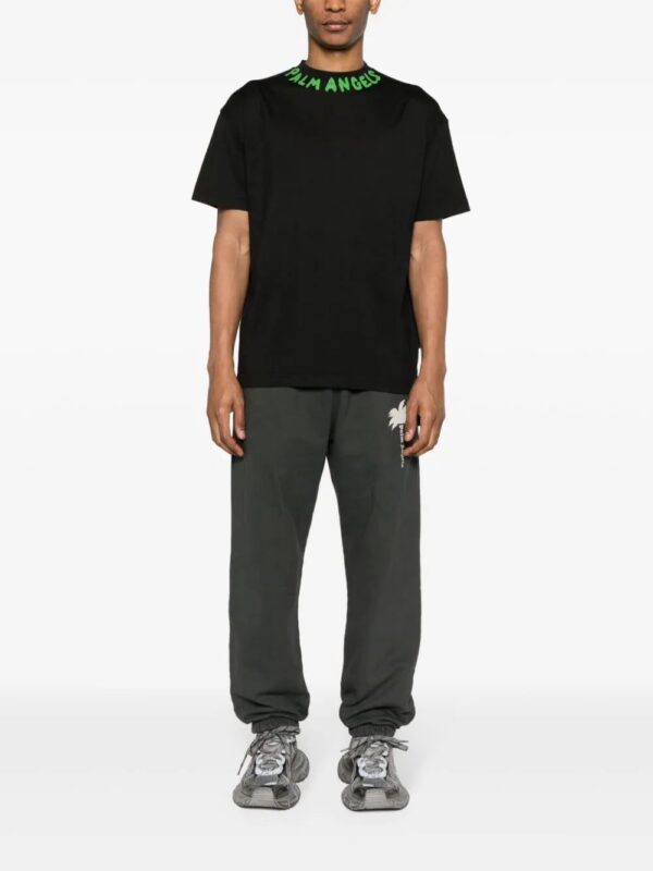 Palm Angels  Seasonal logo-print cotton T-shirt - Image 2