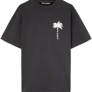 Palm Angels  Palm tree-print cotton T-shirt