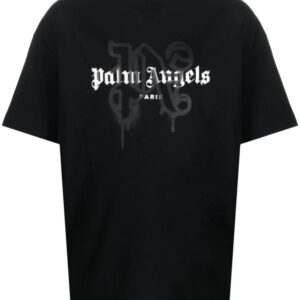 Palm Angels  Paris monogram-print T-shirt
