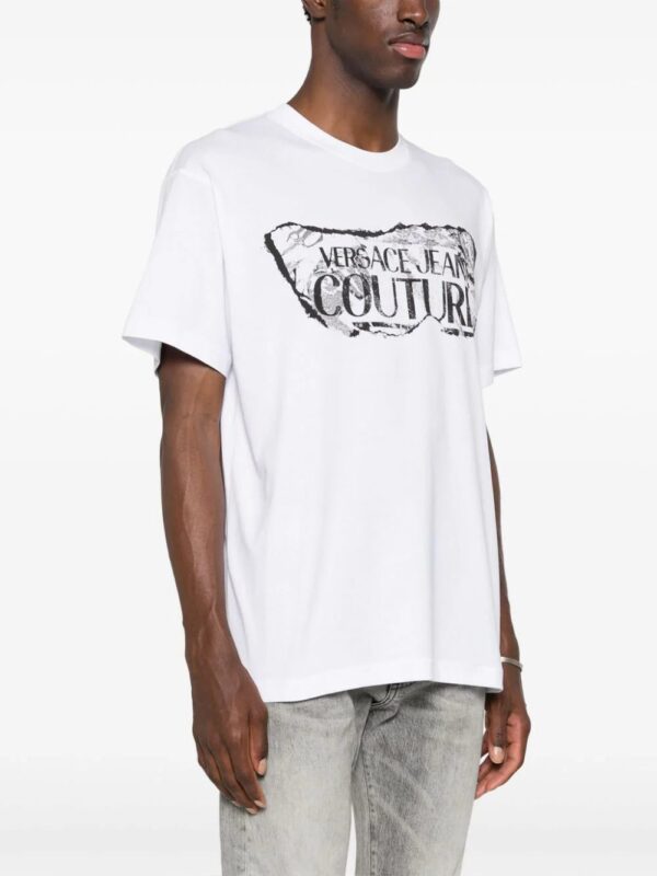 Versace Jeans Couture  logo-print cotton T-shirt - Image 3