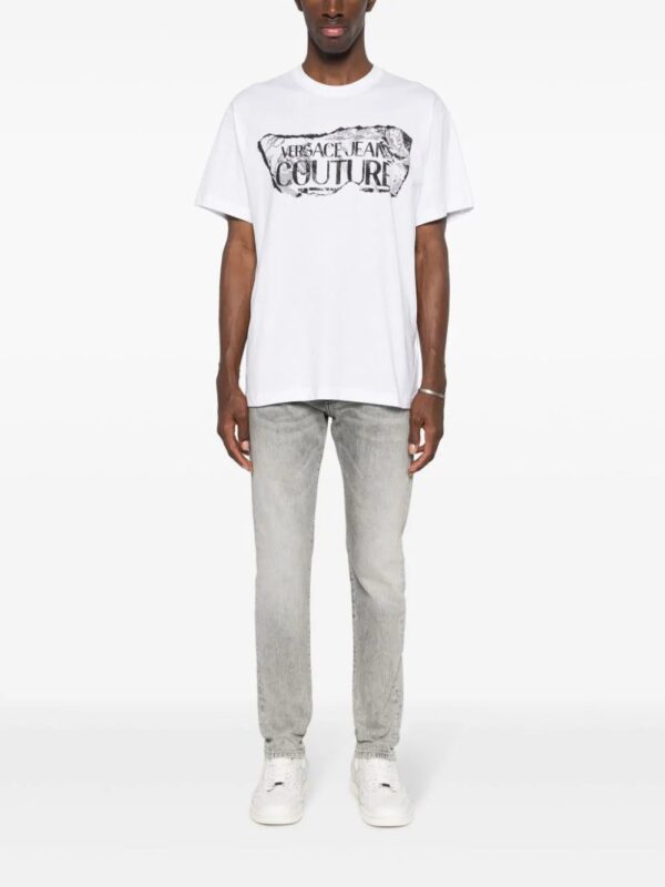 Versace Jeans Couture  logo-print cotton T-shirt - Image 2