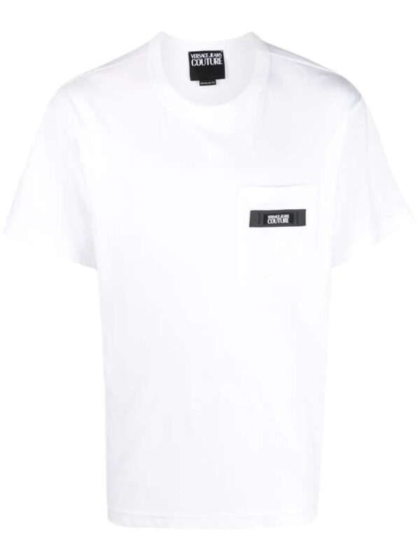 Versace Jeans Couture  logo-patch cotton T-shirt