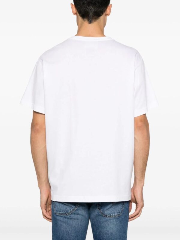 Versace Jeans Couture  logo-patch cotton T-shirt - Image 4