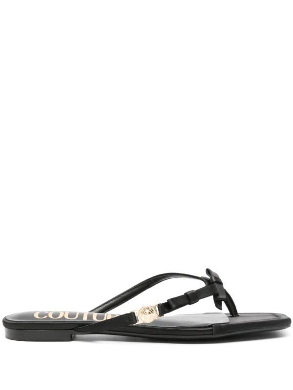 Versace Jeans Couture Millie bow-detail slides