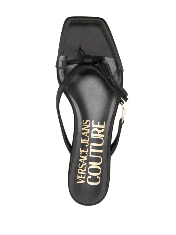 Versace Jeans Couture Millie bow-detail slides - Image 4