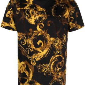 Versace Jeans Couture Baroque-print cotton T-shirt