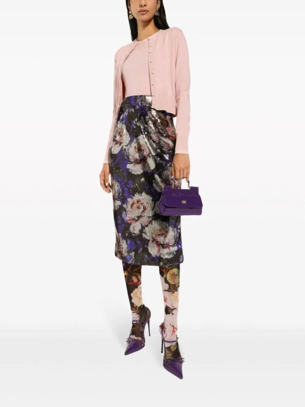 Dolce & Gabbana  sequin-embellished pencil midi skirt - Image 2