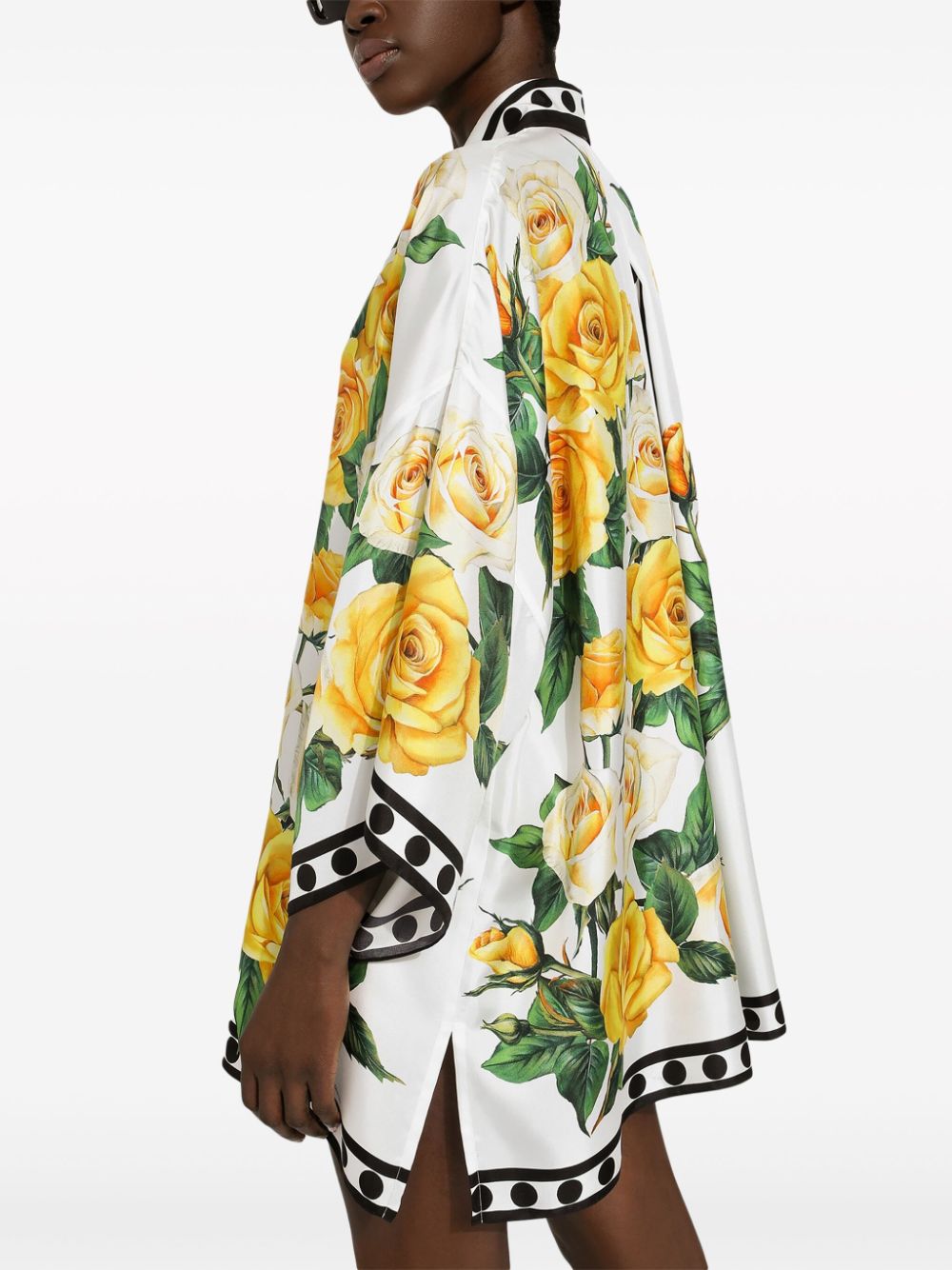 Dolce & Gabbana floral-print silk shirt - Image 5