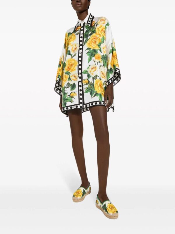 Dolce & Gabbana  floral-print silk shirt - Image 2