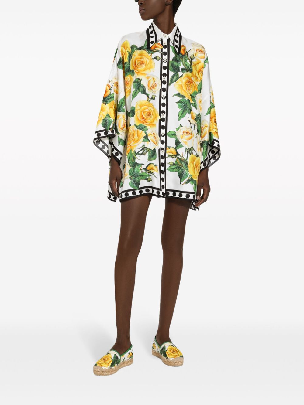 Dolce & Gabbana floral-print silk shirt - Image 3