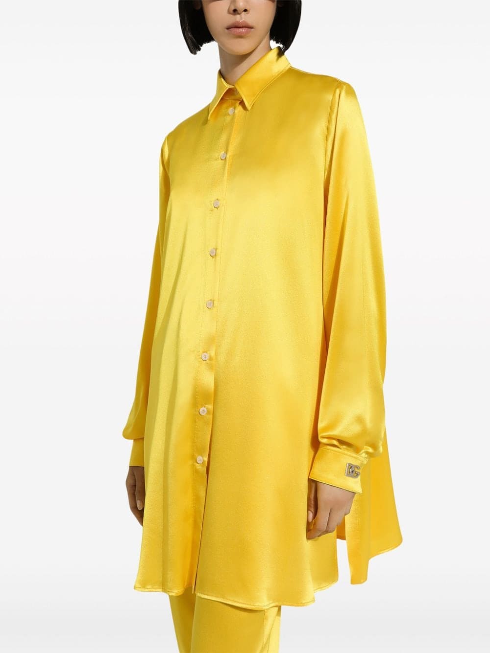 Dolce & Gabbana silk satin shirt - Image 5