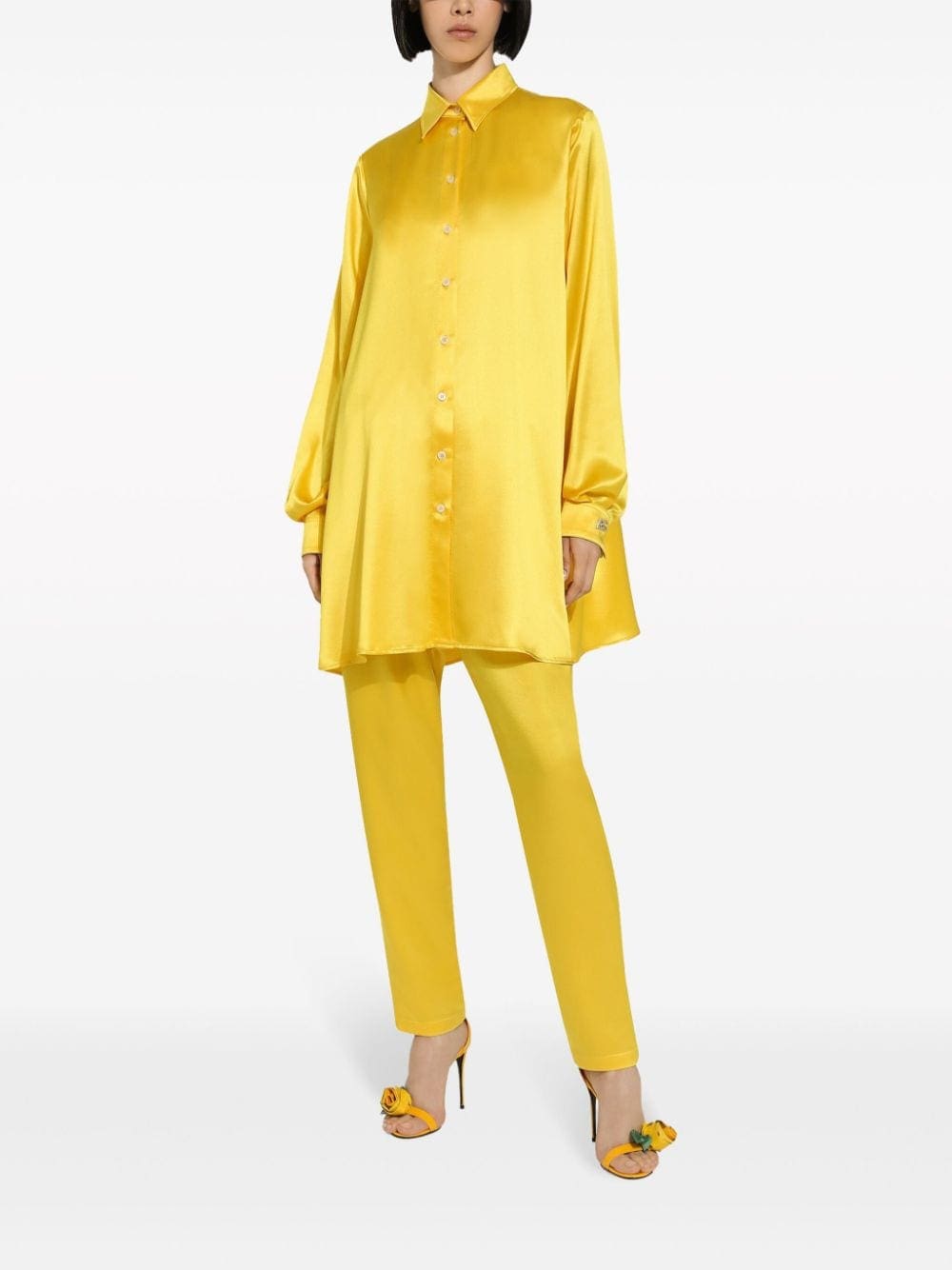 Dolce & Gabbana silk satin shirt - Image 3