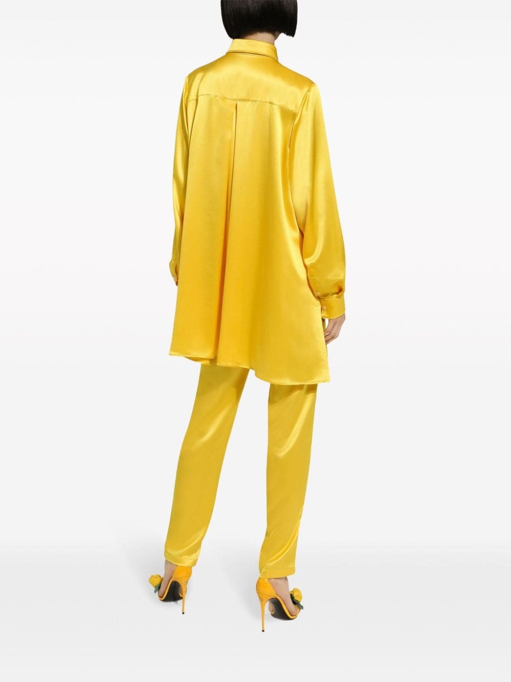 Dolce & Gabbana silk satin shirt - Image 4