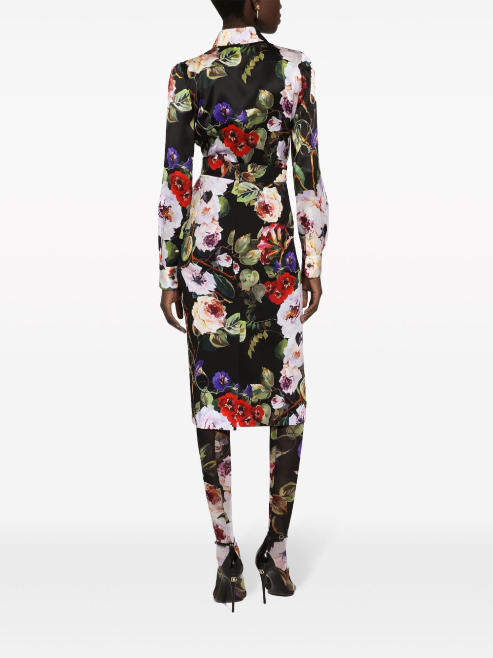 Dolce & Gabbana floral-print long-sleeve shirt - Image 4